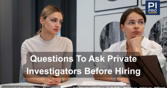 Questions to Ask Private Investigators