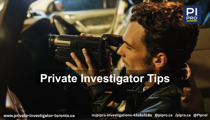 Private Investigator Tips