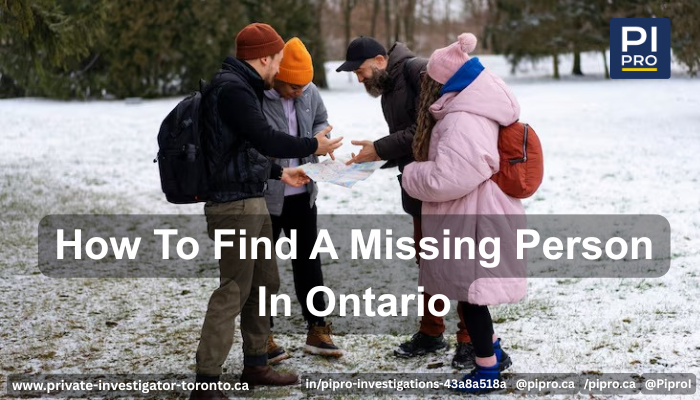 How to Find a Missing Person in Ontario