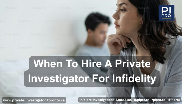 Hire a Private Investigator for Infidelity