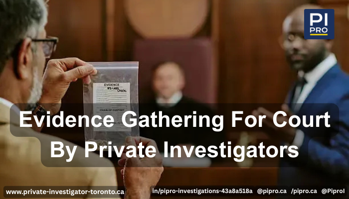 Evidence Gathering for Court