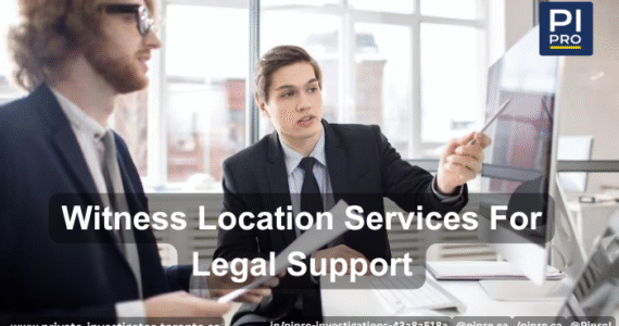 Witness Location Services for Legal Support